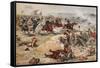 General Sheridan's Final Charge at Winchester, September 19th 1864-Henry Alexander Ogden-Framed Stretched Canvas