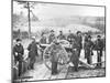 General Sherman and Staff outside Atlanta-null-Mounted Photographic Print