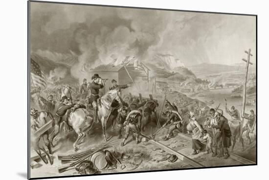 General Sherman's March to the Sea-English School-Mounted Giclee Print