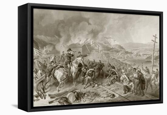 General Sherman's March to the Sea-English School-Framed Stretched Canvas