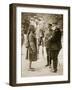 General Sir Douglas Haig Introducing General Joffre to Lieutenant-General Sir Pertab Singh, 1916-null-Framed Photographic Print