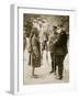 General Sir Douglas Haig Introducing General Joffre to Lieutenant-General Sir Pertab Singh, 1916-null-Framed Photographic Print