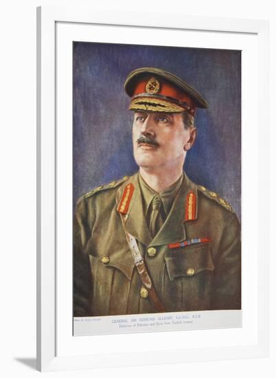 General Sir Edmund Allenby, 1914-19-Henry Walter Barnett-Framed Giclee Print