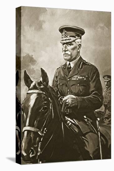 General Sir Horace Lockwood Smith-Dorrien K.C.B, 1914-19-Charles Mills Sheldon-Stretched Canvas