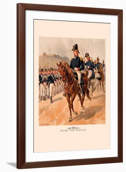 General Staff and Infantry-H.a. Ogden-Framed Art Print