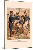 General Staff and Line Officers, Light Artillery-H.a. Ogden-Mounted Art Print