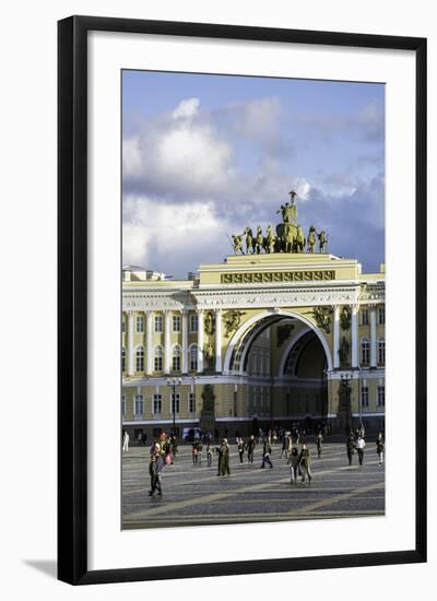 General Staff Building, Hermitage Square, St. Petersburg, Russia-Gavin Hellier-Framed Photographic Print