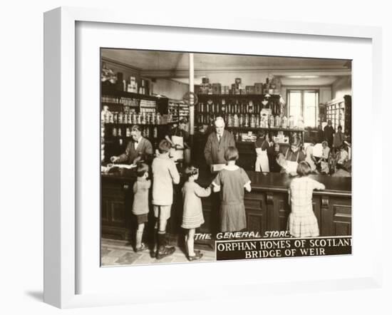 General Store at Orphan Homes of Scotland, Bridge of Weir-Peter Higginbotham-Framed Photographic Print