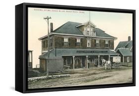 General Store, Ocean Bluff, Brank Rock-null-Framed Stretched Canvas
