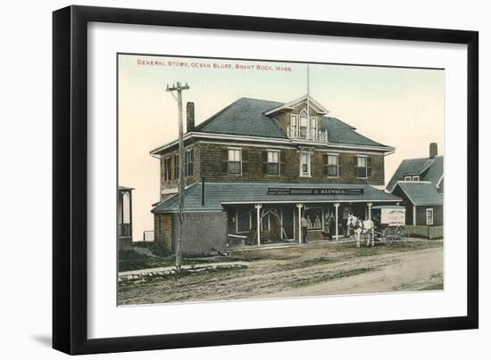 General Store, Ocean Bluff, Brank Rock-null-Framed Premium Giclee Print