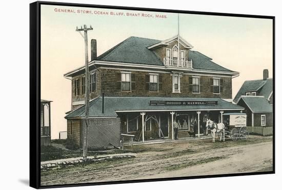 General Store, Ocean Bluff, Brank Rock-null-Framed Stretched Canvas