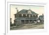 General Store, Ocean Bluff, Brank Rock-null-Framed Art Print