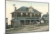 General Store, Ocean Bluff, Brank Rock-null-Mounted Art Print