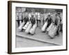 General Strike Scene in Hyde Park as the Temporary Milk Depot is Set Up, May 1926-null-Framed Photographic Print