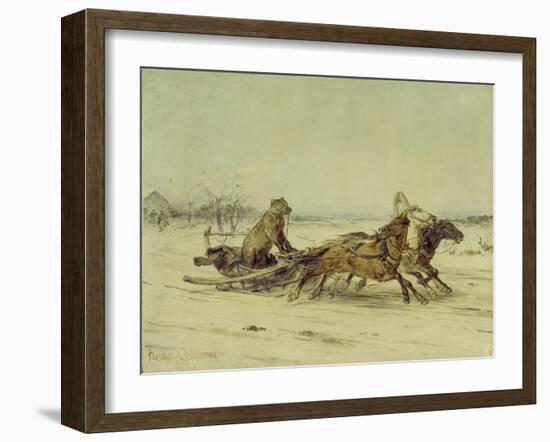 General Toptygin, 1875-Pyotr Petrovich Sokolov-Framed Giclee Print