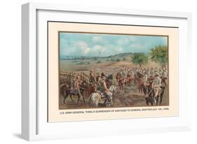 General Toral's Surrender of Santiago to General Shafter, July 13, 1898-Arthur Wagner-Framed Art Print