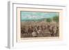 General Toral's Surrender of Santiago to General Shafter, July 13, 1898-Arthur Wagner-Framed Premium Giclee Print