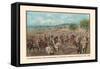 General Toral's Surrender of Santiago to General Shafter, July 13, 1898-Arthur Wagner-Framed Stretched Canvas
