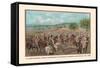 General Toral's Surrender of Santiago to General Shafter, July 13, 1898-Arthur Wagner-Framed Stretched Canvas