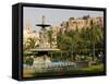 General Torrijos Square and Alcazaba, Malaga, Andalucia, Spain, Europe-Marco Cristofori-Framed Stretched Canvas