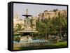 General Torrijos Square and Alcazaba, Malaga, Andalucia, Spain, Europe-Marco Cristofori-Framed Stretched Canvas