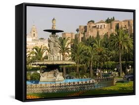 General Torrijos Square and Alcazaba, Malaga, Andalucia, Spain, Europe-Marco Cristofori-Framed Stretched Canvas