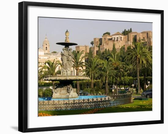 General Torrijos Square and Alcazaba, Malaga, Andalucia, Spain, Europe-Marco Cristofori-Framed Photographic Print