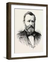 General U.S. Grant Born April 27, 1822. Died July 23, 1885-null-Framed Giclee Print