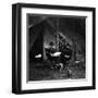 General U.S. Grant in Camp, Civil War-Lantern Press-Framed Art Print