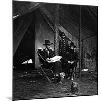 General U.S. Grant in Camp, Civil War-Lantern Press-Mounted Art Print