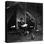 General U.S. Grant in Camp, Civil War-Lantern Press-Stretched Canvas