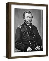 General U.S. Grant Portrait, Civil War-Lantern Press-Framed Art Print