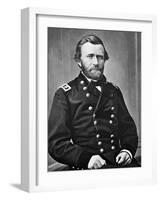 General U.S. Grant Portrait, Civil War-Lantern Press-Framed Art Print