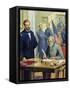 General Ulysses Grant Accepting the Surrender of General Lee at Appomattox-Severino Baraldi-Framed Stretched Canvas