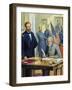 General Ulysses Grant Accepting the Surrender of General Lee at Appomattox-Severino Baraldi-Framed Giclee Print