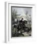 General Ulysses S. Grant Leading Union Troops into Battle-Stocktrek Images-Framed Art Print