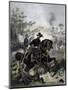 General Ulysses S. Grant Leading Union Troops into Battle-Stocktrek Images-Mounted Art Print