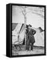 General Ulysses Simpson Grant in the Field at Cold Harbor, 1864-Mathew Brady-Framed Stretched Canvas