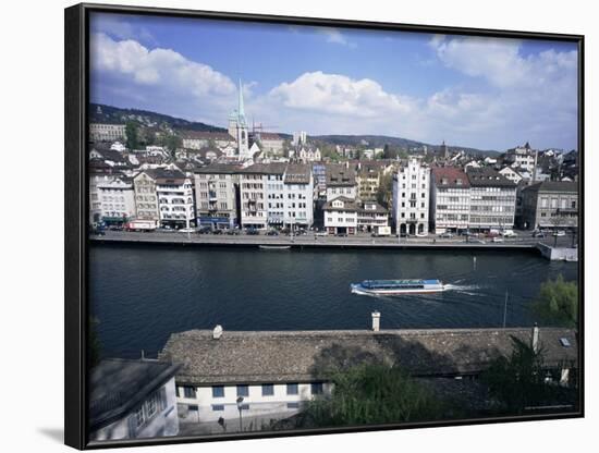 General View from Lindenhof, Zurich, Switzerland-Guy Thouvenin-Framed Photographic Print