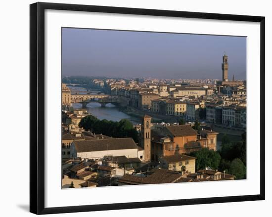 General View from the Piazza Michelangelo, Florence, Tuscany, Italy-Bruno Morandi-Framed Photographic Print