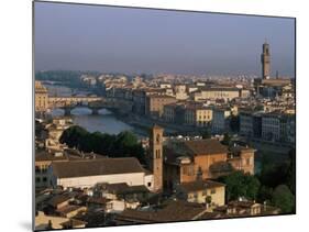 General View from the Piazza Michelangelo, Florence, Tuscany, Italy-Bruno Morandi-Mounted Photographic Print