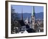 General View from University, Zurich, Switzerland-Guy Thouvenin-Framed Photographic Print
