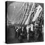 General View of a Large Printing Room in a Cotton Mill, Lawrence, Massachusetts, USA-null-Stretched Canvas