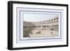 General View of a Spanish Bull Fight-J.h. Clark-Framed Art Print