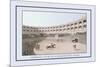 General View of a Spanish Bull Fight-J.h. Clark-Mounted Art Print