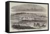 General View of an Encampment at Woolmer-null-Framed Stretched Canvas