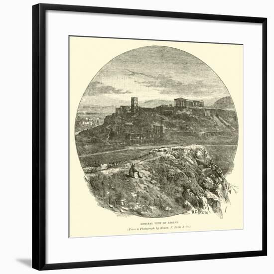 General View of Athens-null-Framed Giclee Print