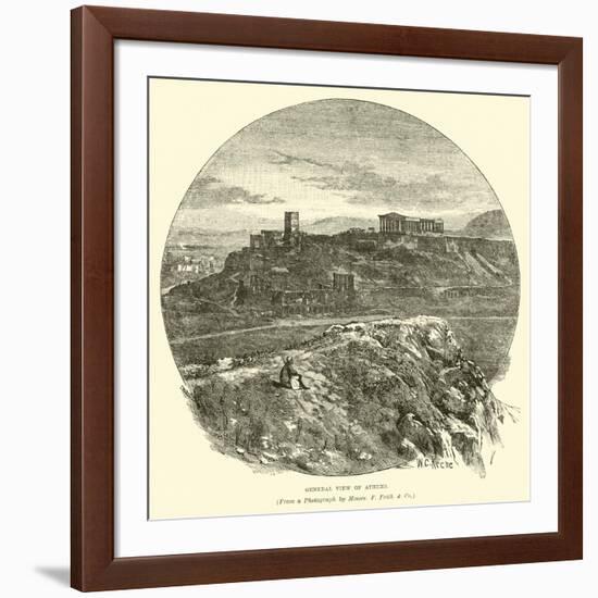 General View of Athens-null-Framed Giclee Print