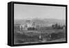 General View of Balbec and Anti-Libanus-William Henry Bartlett-Framed Stretched Canvas