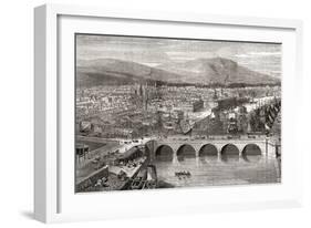General View of Belfast, Northern Ireland-null-Framed Giclee Print